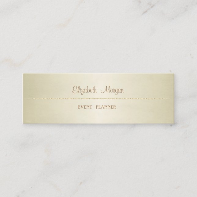 Elegant Professionell  Minimalistisk Enkel Mini Visitkort (Framsida)