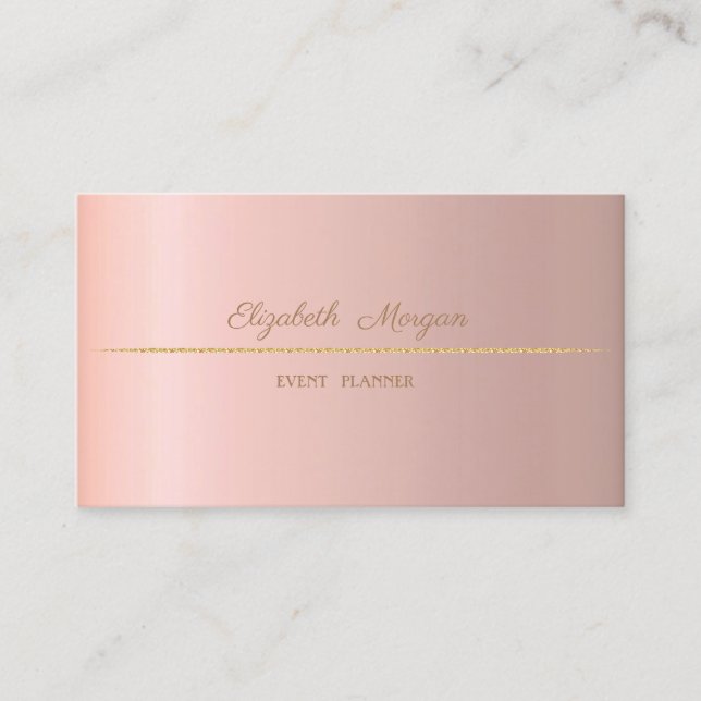 Elegant Professionell  Minimalistisk Enkel Visitkort (Framsida)