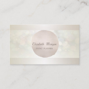 Elegant Professionell Modern Bokeh Cool Visitkort