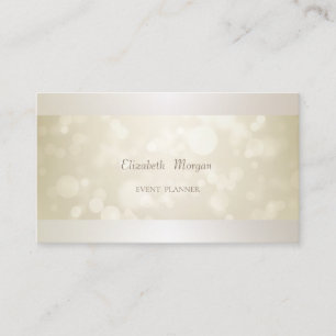 Elegant Professionell Modern Bokeh Enkel Visitkort