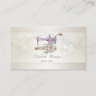 Elegant Professionell Modern Bokeh Enkel Visitkort