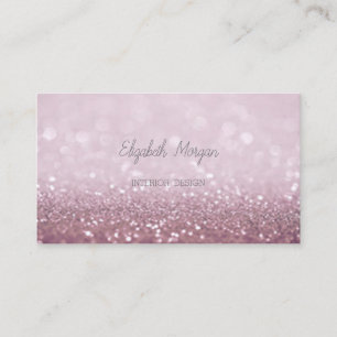 Elegant Professionell Modern Glittrig Bokeh Visitkort