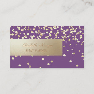 Elegant Professionell, Modern, Konfetti Visitkort