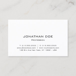 Elegant Professionell Modern Minimalist-mall Visitkort
