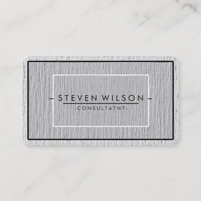 Elegant Professionell Modern Subtle Plain Visitkort (Framsida)