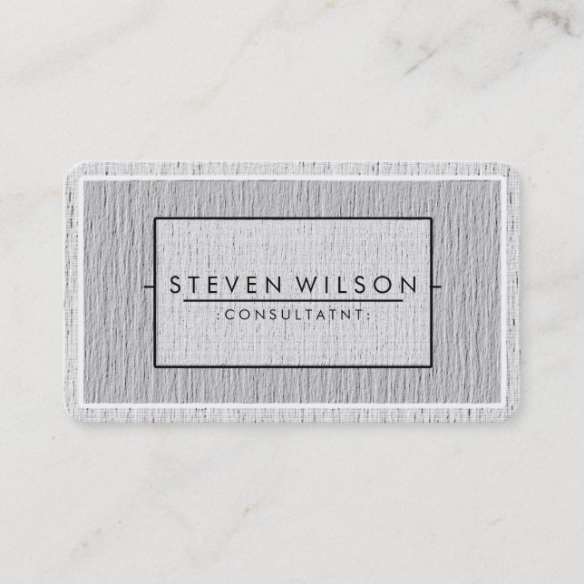 Elegant Professionell Modern Subtle Plain Visitkort (Framsida)