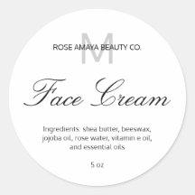 Elegant Professionell Monogram Cosmetic Spa Beauty