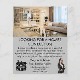 Elegant Professionell Real Gods Marknadsföring QR- Flygblad