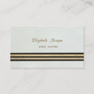 Elegant Professionell Stilren Modern, Randig Visitkort