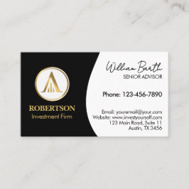 Elegant professionell visitkort med logotyp
