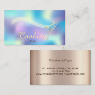 Elegant Professionell,Visp,Matskafferi,Holografisk Visitkort