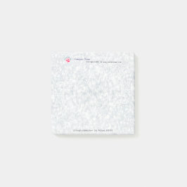 Elegant Promotional Post-it Notes - Fizzy Vatten Block