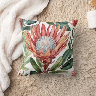 Elegant Protea-dekorfärg Kudde