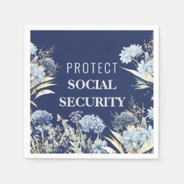 Elegant Protect Social Security Anti Trump Pappersservett