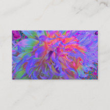 Elegant Psychedelic Decorative Dahlia Flower