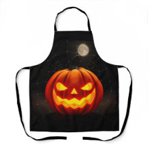 Elegant Pumpa Halloween Förkläde