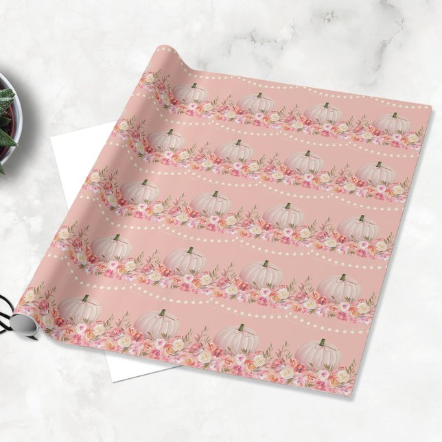 Elegant pumpamuster | Rosafärgad Presentpapper (Skapare uppladdad)