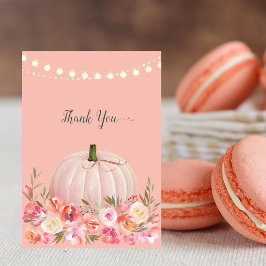 Elegant Pumpkin Baby Shower Tack Ro Guld