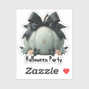 Elegant Pumpkin Halloween fest Design Klistermärken