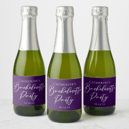 Elegant Purple Bachelorette Party Custom Mini