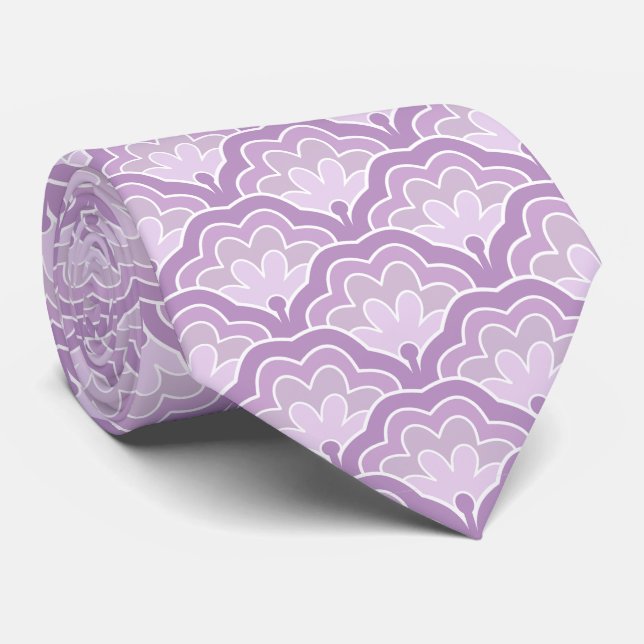 Elegant Purple Floral Pattern Nature Inspired Idea Slips (Rullad)