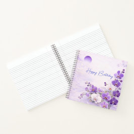 Elegant Purple Orchid Birthday