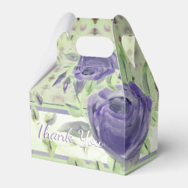 Elegant Purple Rose Pattern Presentaskar