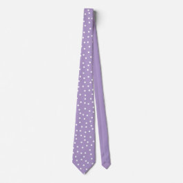 Elegant Purple White Polka Dots Groom Gift   Slips