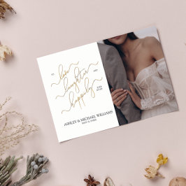 Elegant QR-kod 3 fotoskript som tur är allt efter Inbjudningar