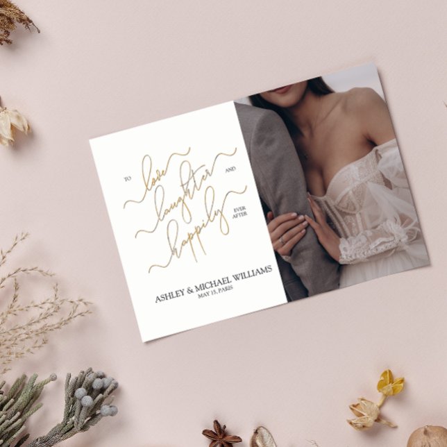 Elegant QR-kod 3 fotoskript som tur är allt efter Inbjudningar (United in Love! Now, Let's Share Laughter and Happily Ever After. Join Our Celebration! 💕🎉)