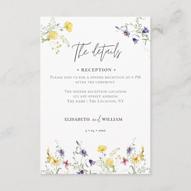 Elegant QR-kod Bröllopsdetaljer Boende  Tilläggskort (Framsida)