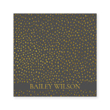 Elegant QR-kod gyllene punkter mönster modern