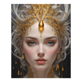 Elegant Queen of a Fairyland Fototryck