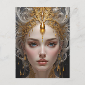 Elegant Queen of a Fairyland Vykort