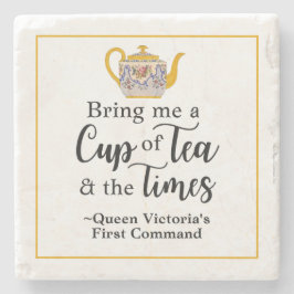 Elegant Queen Victoria Tea Quote Cute Victorian Stenunderlägg