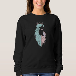 "Elegant Queen with Krona" Pastelldesign T Shirt