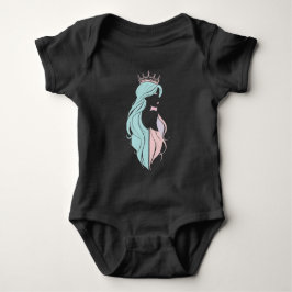 "Elegant Queen with Krona" Pastelldesign T Shirt