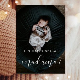Elegant Quieres ser mi madrina frieri kort