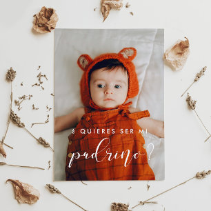 Elegant Quieres ser mi padrino frieri kort