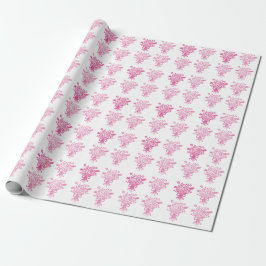 Elegant Quinceañera Blomsterbukett | Rosa & Vit  Presentpapper