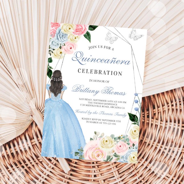 Elegant Quinceañera Inbjudningskort (Skapare uppladdad)