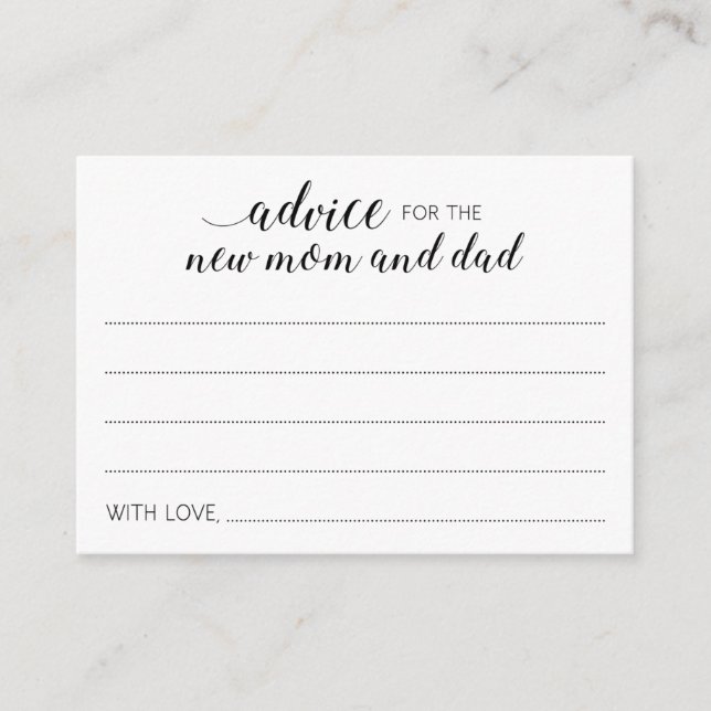 Elegant Råd för den nya babysknappen för mamma Pap (Framsida)