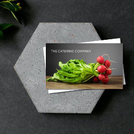 Elegant Radish Photo Personal Chef Catering Visitkort