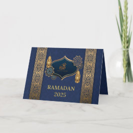 Elegant Ramadan Kareem 2025-gratulationskort Tack Kort