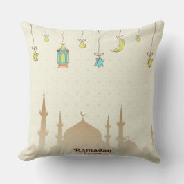 Elegant Ramadan Kareem Pillow Kudde