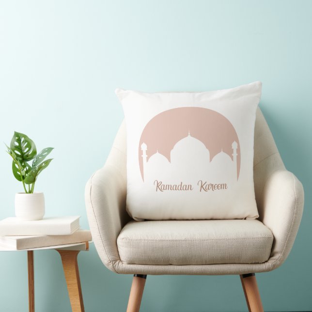 Elegant Ramadan Mosque Design Pillow Kudde (Stol)