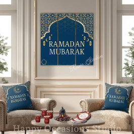Elegant Ramadan Mubarak Kastkudde Kudde