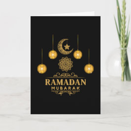 Elegant Ramadan Nights- Eid Mubarak 2026 Holiday Kort
