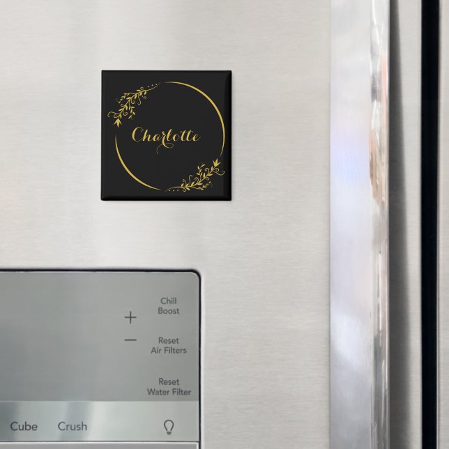 Elegant ramnamn i stilren ram magnet (In Situ (Fridge))