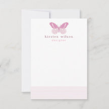 Elegant Rand & Butterfly - Personlig